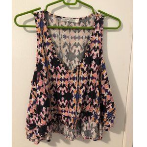 Mink Pink Geometric Top Size S